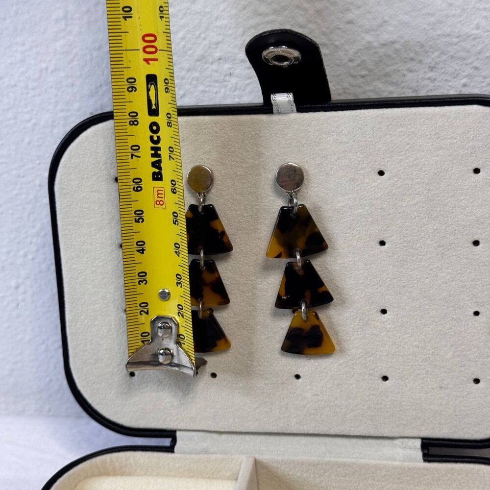 J.Crew Tortoise Statement Earrings - image 3